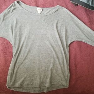 Target basic grey blouse